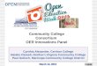 Community College OER Showcases:  NOVA's OER GE Program, Kaleidoscope at Cerritos College, and Maricopa Millions OER Project
