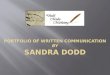 Sandra Dodd Portfolio