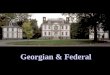FCSarch 20 Georgian & Federal buildings in America