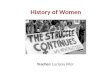 History of women