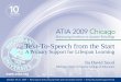 Text-to-Speech for Beginning Readers -ATIA Chicago 09
