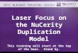 Nucerity Saturday Duplication Training