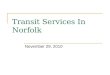 Transit services in norfolk for dnc meeting