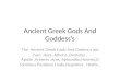 Ancient greek gods and goddess’s