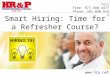 Smart hiring time for a refresher course