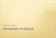 The History Of Bicycle