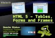 Html - Tables, Forms and Frames by Telerik Academy
