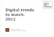 Digital trends 2012