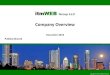 itmWEB Group LLC - Company Overview - December 2013