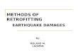 METHODS OF RETROFITTING EARTHQUAKE DAMAGES