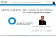 Presentación Lasse Rouihianen. Integrar las Redes Sociales en la estrategia de Marketing de la empresa