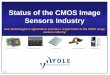 Status of the cmos image sensors industry 2012 Report by Yole Developpement