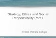 Strategy, ethics and social responsiblity