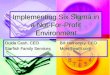 Implementing Six Sigma in a Not-For-Profit Environment