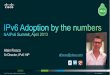 NA IPv6 Summit 2013: IPv6 Adoption by the Numbers