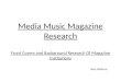 Media music magazine research-Alice