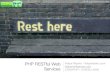 PHP RESTful Web Services