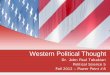 Political Science 5 – Western Political Thought - Power Point #8