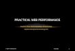 Practical web performance - Site Confidence Web Performance Seminar