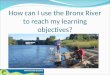 Bronx river and learning objectives
