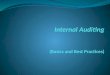 Basic Internal Auditing Presentation