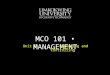 MCO 101 Unit 6 Lecture 5