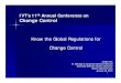 Know the Global Regulations for Change Control