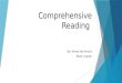 Comprehensive reading