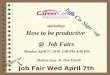Job fair prep 4.05.10