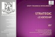Strategic leadership & strategic marketing leadership