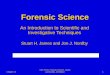 13  Forensic Science Powerpoint Chapter 13  The Forensic Laborat