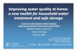 Improving water quality at home: a new toolkit for household water treatment and safe storage