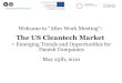 Opportunities in the us cleantech market