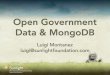 Open Government Data and MongoDB