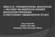 Sino-U.S. Transnational Education (TNE)