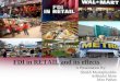 FDI in retail and its effects
