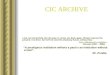 Cic archive2