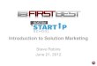Solution Marketing Course - Boston Startup School