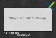 Vmworld 2012 recap