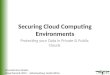 Securing your Cloud Deployment