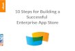 eBook: 10 Steps for Building a Successful Enterprise App Store