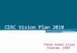 CERC Vision Plan 2010