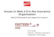 Web 2.0 in the Insurance Organization