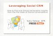 Leveraging Social CRM