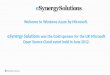 eSynergy - Windows Azure: Introduction to big data and hadoop