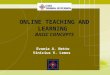 Online Teaching and Learning - Basic Concepts