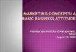 B.V.Raghunandan-Marketing Concepts