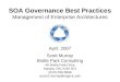 SOA Governance Best Practices Management of Enterprise 