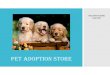 Pet adoption store 1