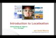 Introduction to Localisation